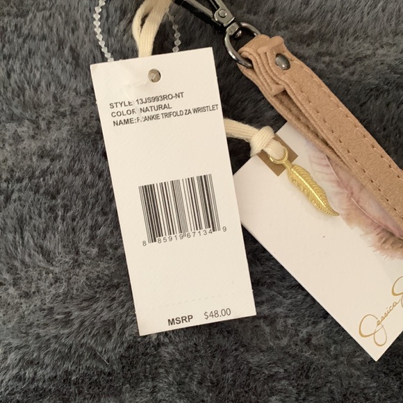 NWT Jessica Simpson Frankie trifold ZA wristlet - Picture 5 of 5